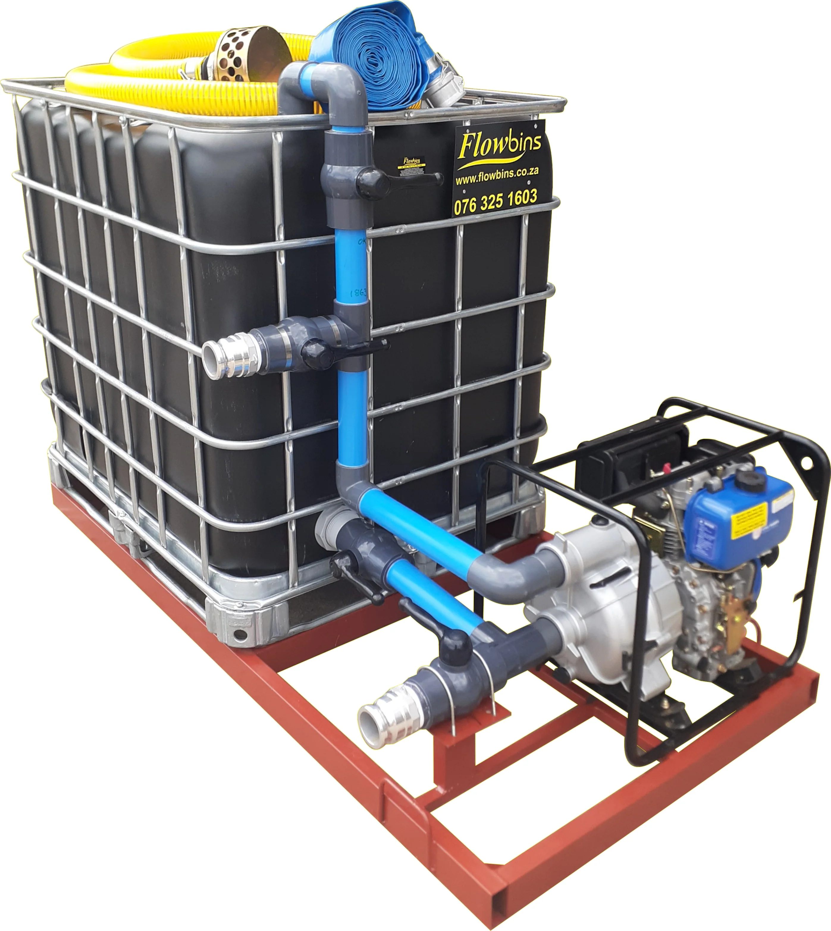 1000l Diesel Honey Sucker mobile Flowbin™ -Unit