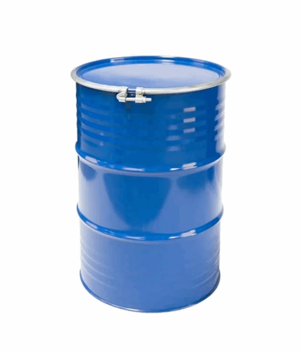210 L Open-Top Steel Drum with Lid and Ring – UN Approved
