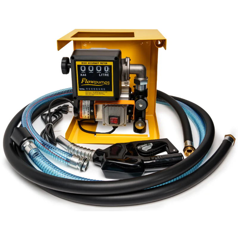 60lpm Diesel Pump Kit 220v with Auto Stop nozzle in pump Case