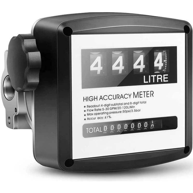 Aluminum 4 Digit Diesel Flow meter