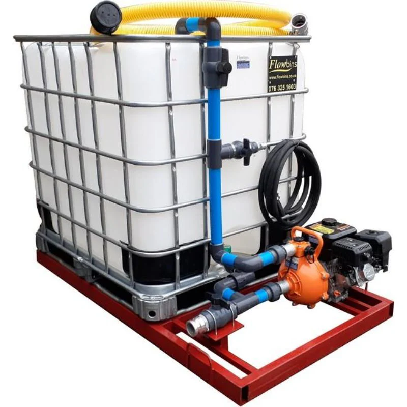 1000l Fire Fighter 7-bar-1-outlet Flowbin™ bakkie sakkie unit