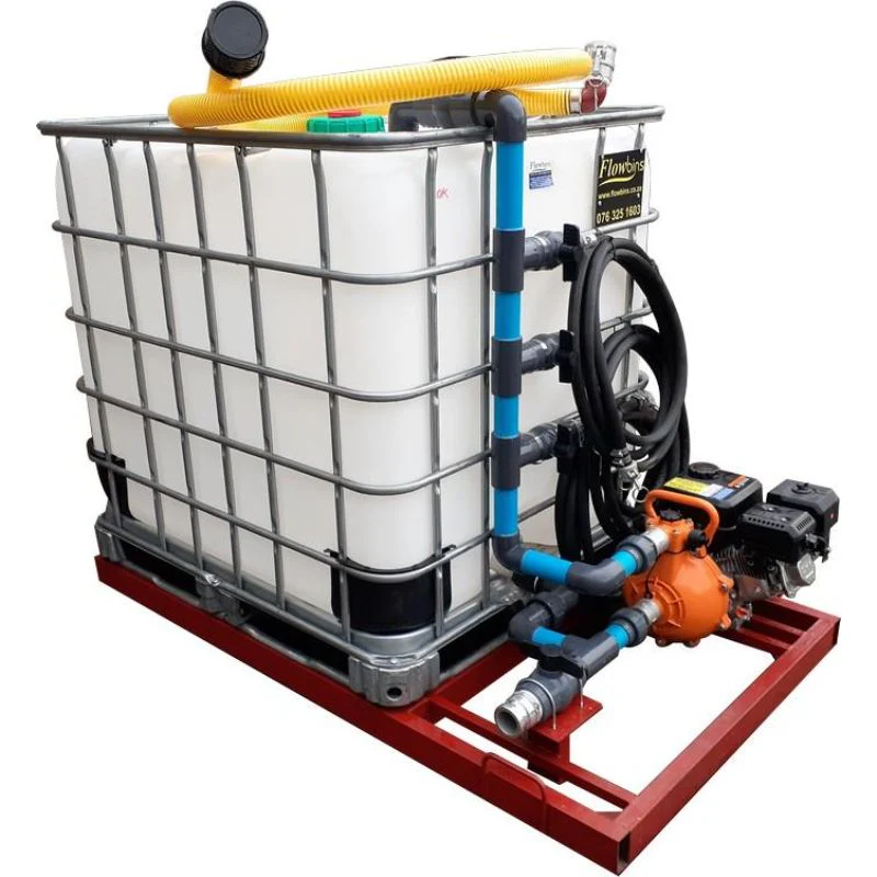 1000l Fire Fighter 7bar-3-outlet Flowbin™ bakkie sakkie unit