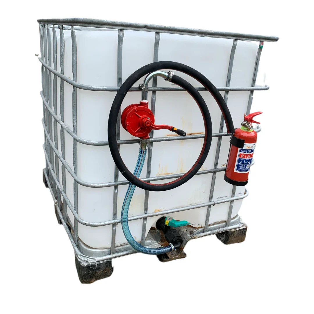Hand Operated Manual 1000l Diesel Bowser - Image 2