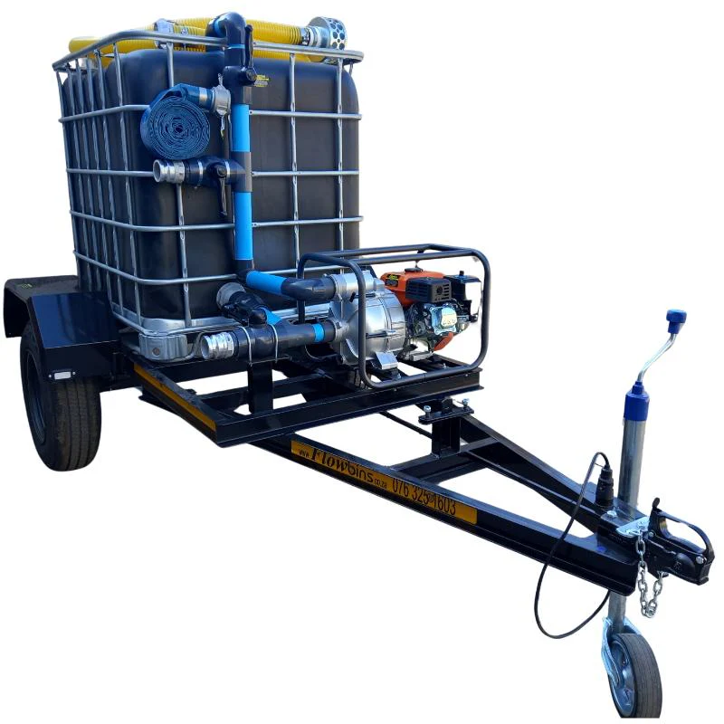 1000l Honey sucker trailer -Flowbin™ unbraked-unit