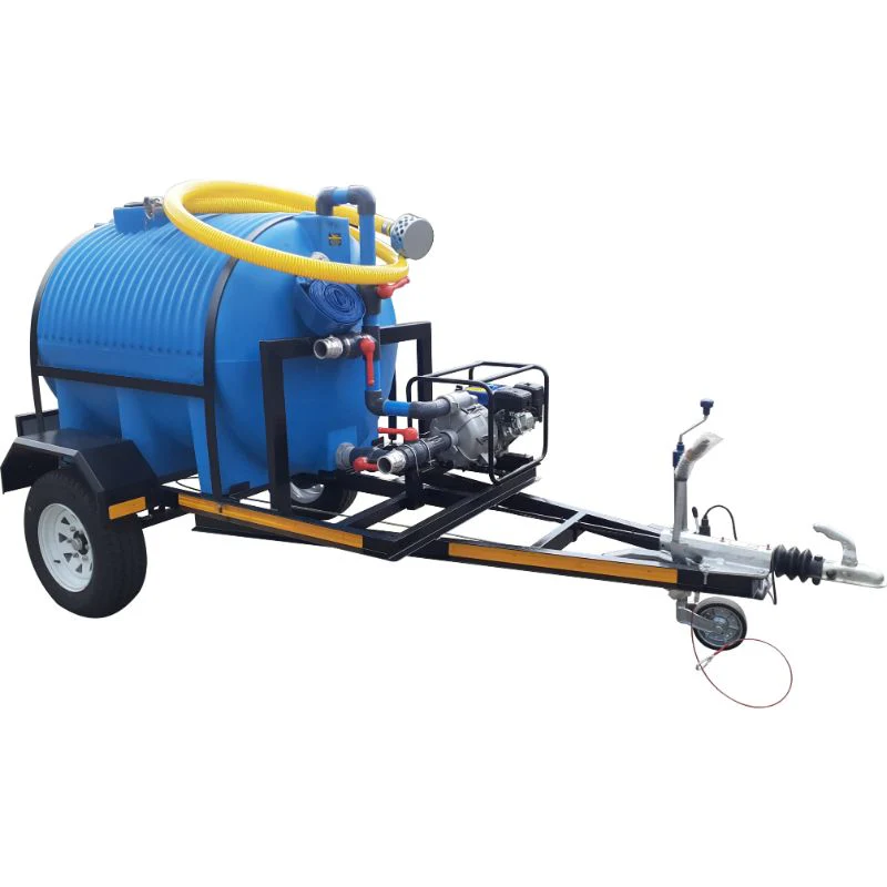 1500l Honey sucker trailer - Horizontal braked-unit