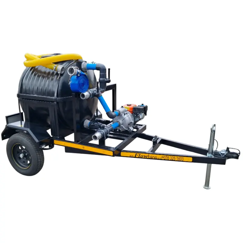 650l Honey sucker Trailer - Horizontal unbraked-unit