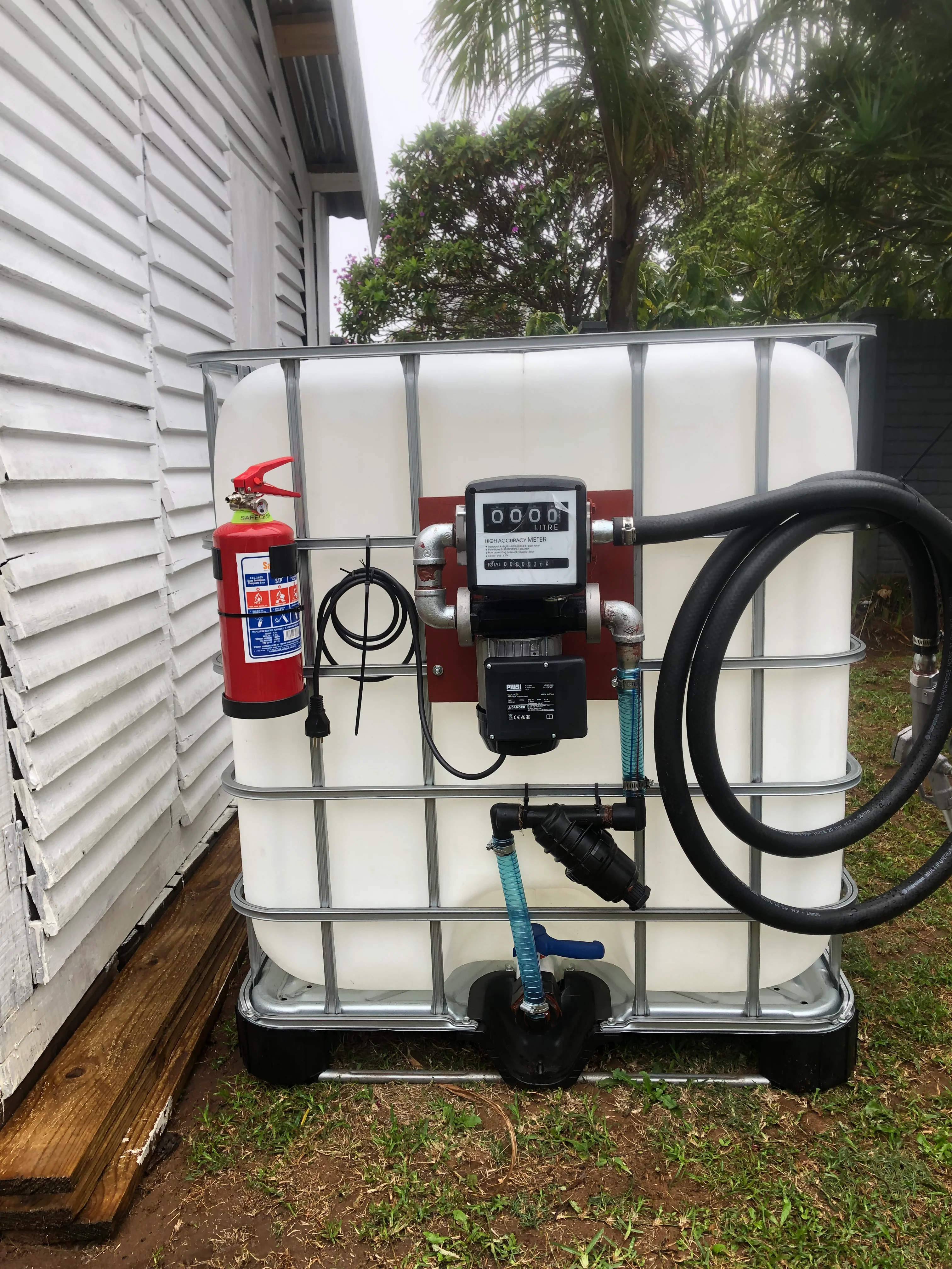 Piusi 1000L 220V 72l/min Diesel bowser (Italian)