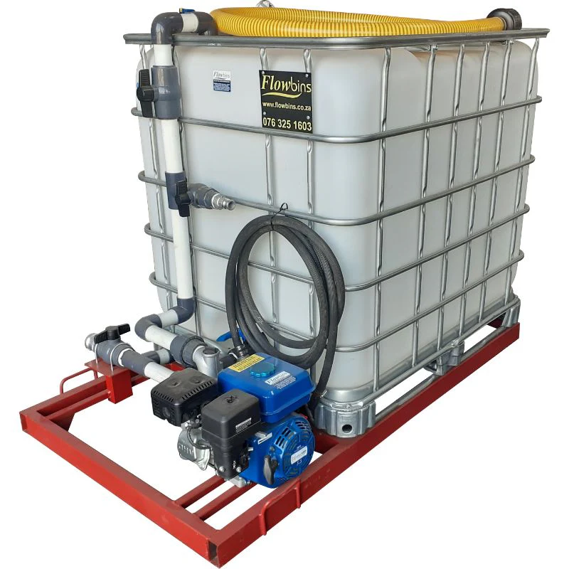 1000l Water Bowser 2.8bar-1-outlet Flowbin™ bakkie unit