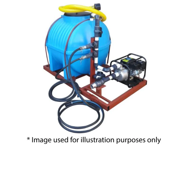 650l Water Bowser 7bar-1-outlet bakkie sakkie unit